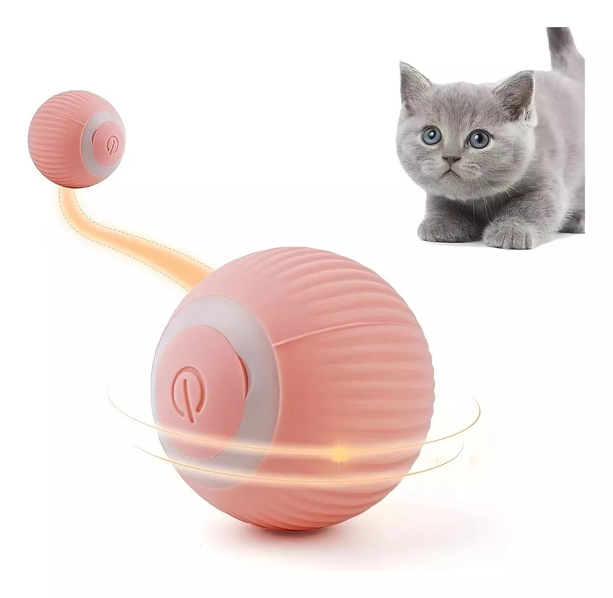 Juguete Gato Bola Interactivo Inteligente Recargable